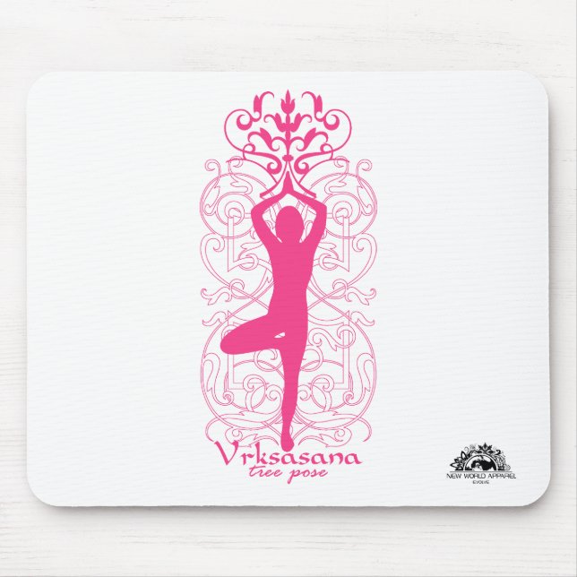 Tree Pose Mouse Mat (Front)