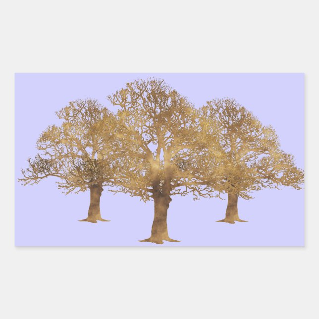 TREE RECTANGULAR STICKER (Front)