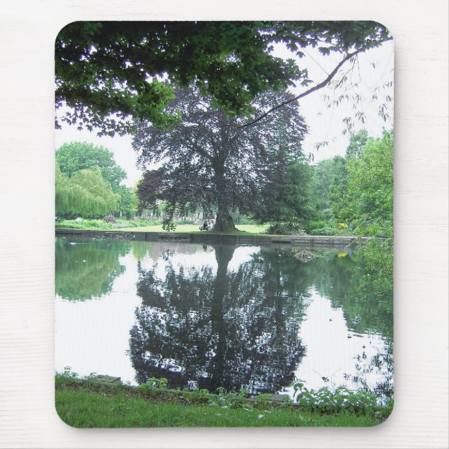 Tree reflected in the water mouse mat (Front)
