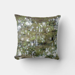 Tree Reflections In Water Cushion