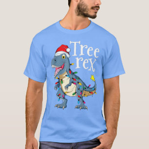 Tree Rex Christmas Pyjamas Boys Kids TRex Dinosaur T-Shirt