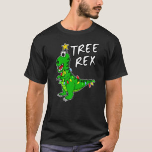 Tree Rex Christmas T Rex Dinosaur Tyrannosaurus Xm T-Shirt