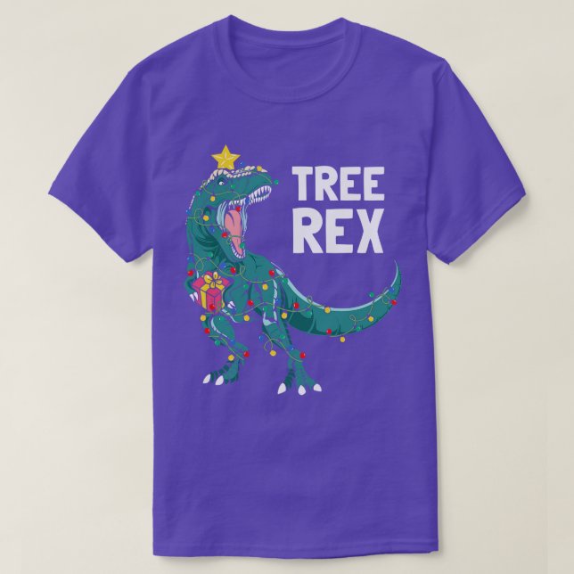 Tree Rex Christmas Xmas Dinosaur 1 T-Shirt (Design Front)