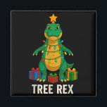 Tree Rex Funny Dinosaur Christmas  Magnet<br><div class="desc">Tree Rex Funny Dinosaur Christmas</div>