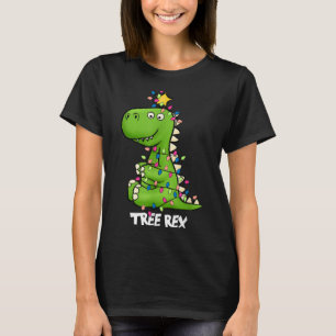 Tree Rex Funny Xmas Trex Boys Toddler Christmas Di T-Shirt