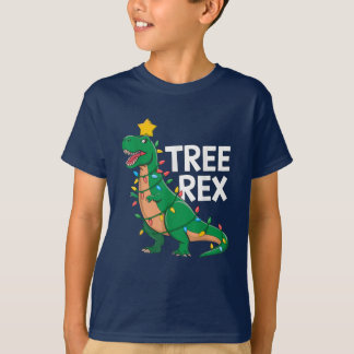 Tree Rex T-Rex Christmas Costume Xmas T-Shirt