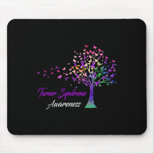 Tree Ribbon Turner Syndrome Awareness Mouse Mat