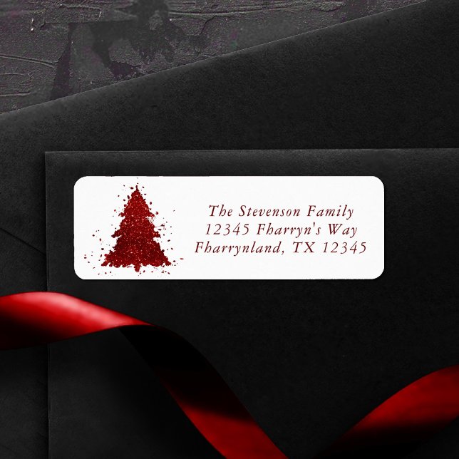 Tree Rich Holiday | Festive Red Christmas Address (Creator Uploaded)