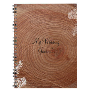 Tree Rings Rustic Country Wedding Journal