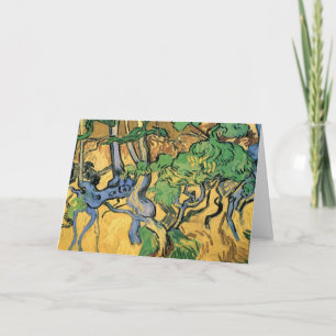 Tree Roots and Trunks by Vincent van Gogh Card