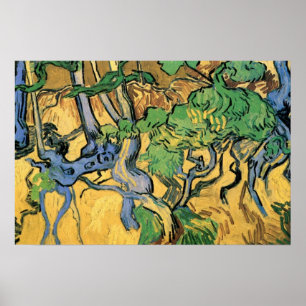 Tree Roots and Trunks by Vincent van Gogh Poster