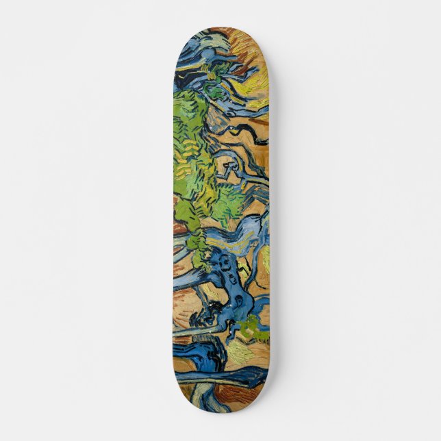 Tree Roots by Vincent van Gogh (July 1890) Skateboard (Front)
