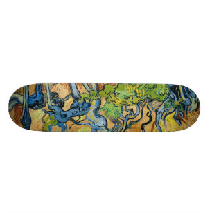 Tree Roots by Vincent van Gogh (July 1890) Skateboard