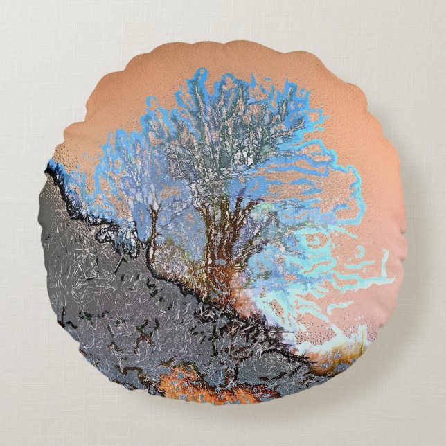 TREE ROUND CUSHION (Front)