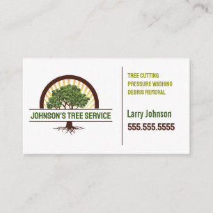 Tree Service Business Card