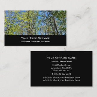 Tree Service Business Card
