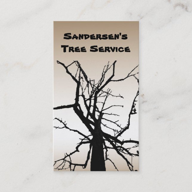 Tree Service Business Card (Front)