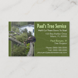 Tree Service Business Card