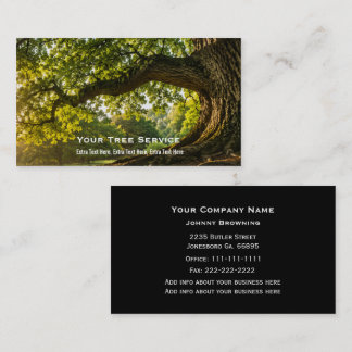 Tree Service Business Card