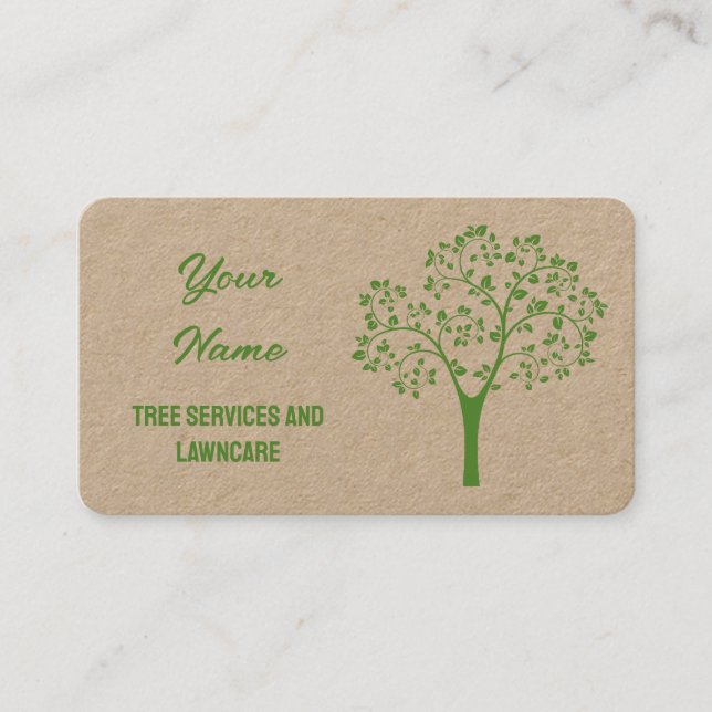Tree Service Business Card (Front)