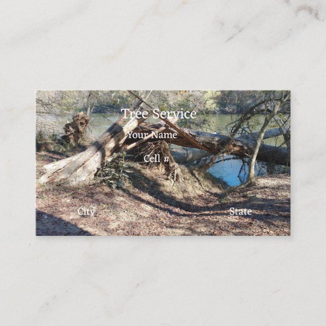 Tree Service Business Card (Front)