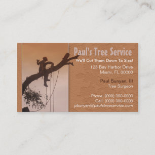Tree Service Business Card