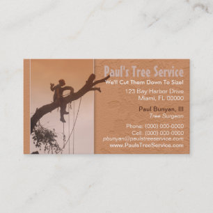 Tree Service Business Card