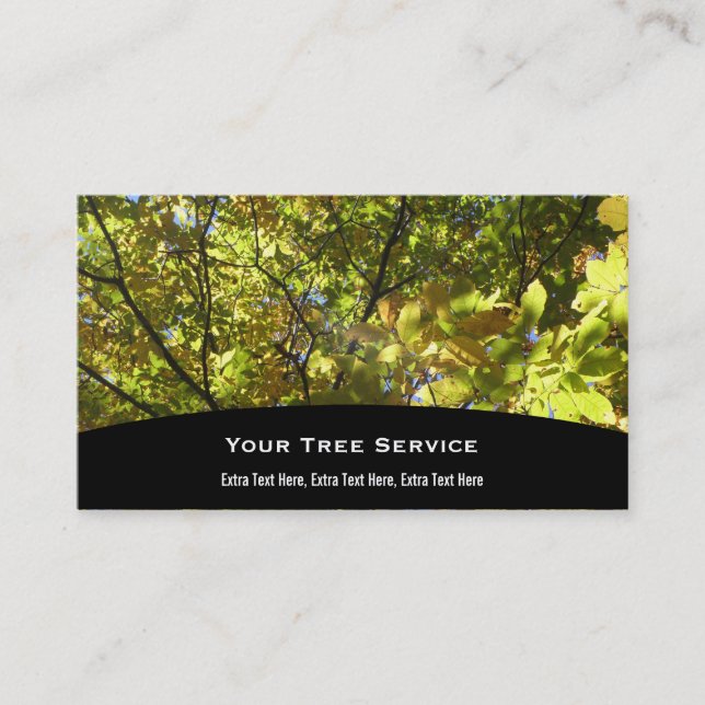 Tree Service Business Card (Front)