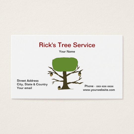 Tree Service Business card