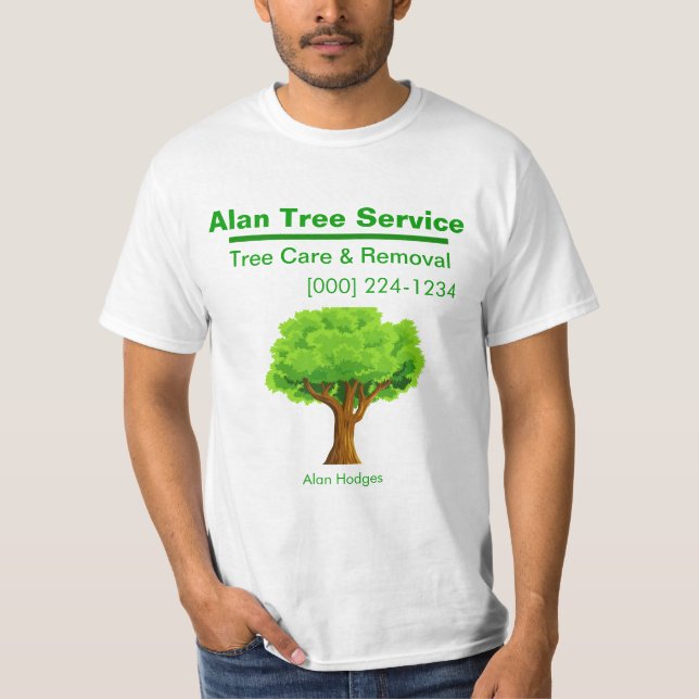 Tree Service Business T-Shirt (Front)