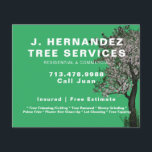 Tree Service Flyer<br><div class="desc">Tree Service Flyer.  Services.  Green.</div>