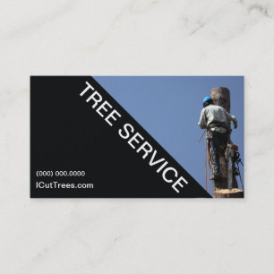 Tree Service Landscaping Business Card