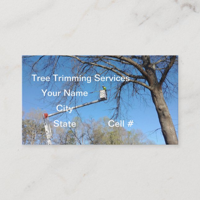 Tree Services Business Card (Front)