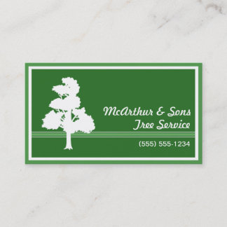 Tree Services Nursery Centre Landscaping Business Card