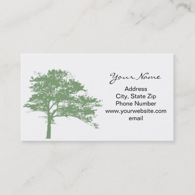 Tree Shade Business Card (Front)