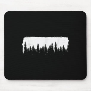 Tree Shirt, Organic Cotton Forest, Screen Graphic  Mouse Mat