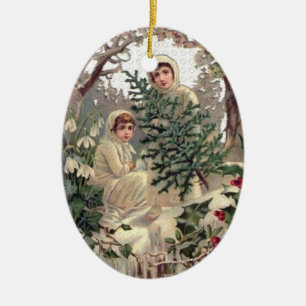 Tree Shopping Ceramic Tree Decoration