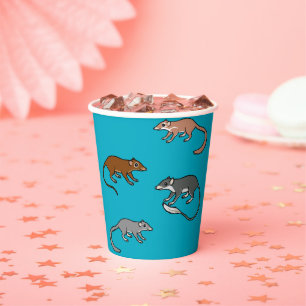 Tree Shrews Paper Cups