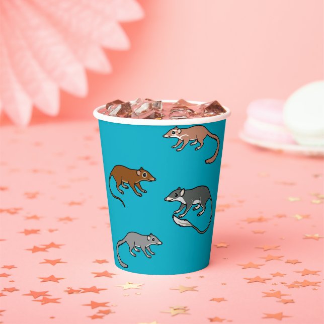 Tree Shrews Paper Cups (Insitu)
