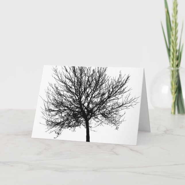 Tree Silhouette Card (Front)