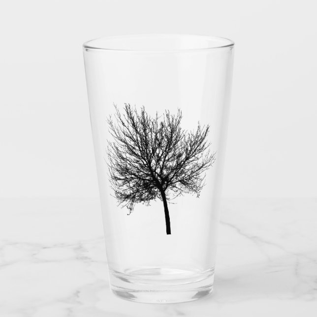 Tree Silhouette Glass (Front)