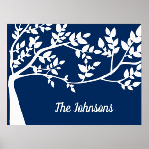 Tree Silhouette Poster