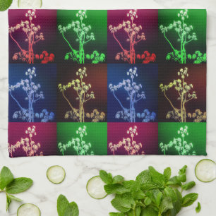 Tree Silhouettes in Four Seasons Kitchen Towels