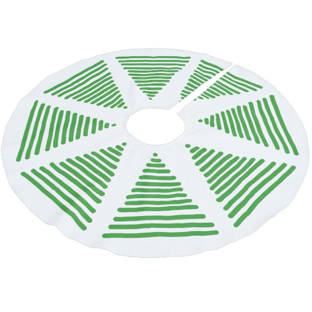 Tree Skirt - Graphic Christmas Trees (Angled)