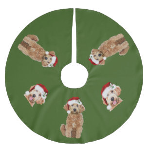 Tree Skirt of golden doodle
