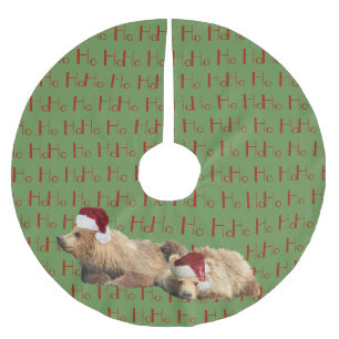 Tree Skirt w/ grizzly bear cubs