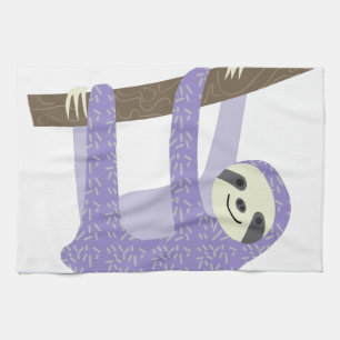 Tree Sloth Tea Towel
