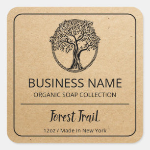 Tree Soap Business Labels