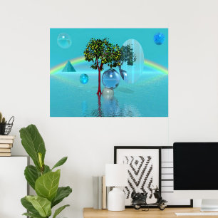 Tree Sphere Poster