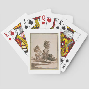 Tree Study (pen & ink on paper) Playing Cards